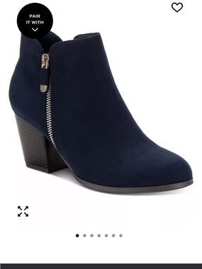 Women's Black Leather Side-Zip Ankle Boot
